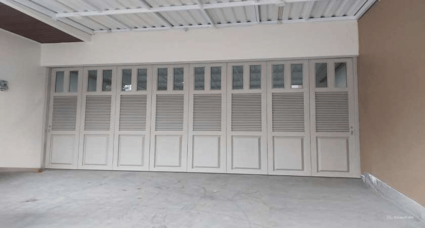 Pintu Sliding Motif Cat Powder Coating