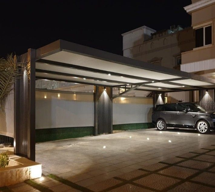 Kanopi dengan Pencahayaan LED