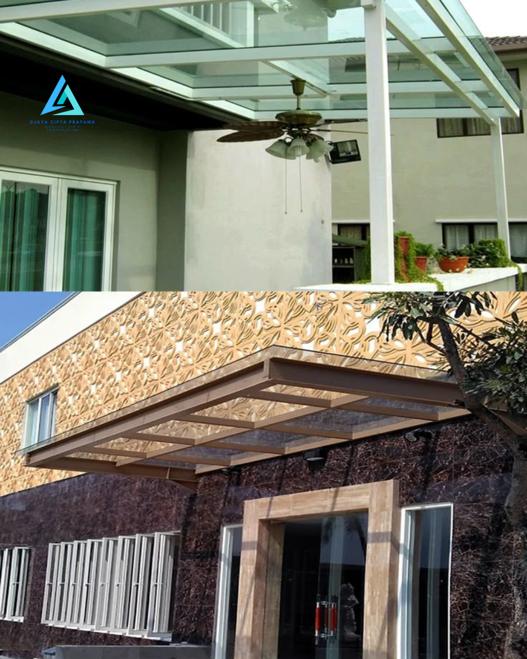  Kanopi Kaca Tempered: Elegan dan Tahan Lama untuk Properti Anda