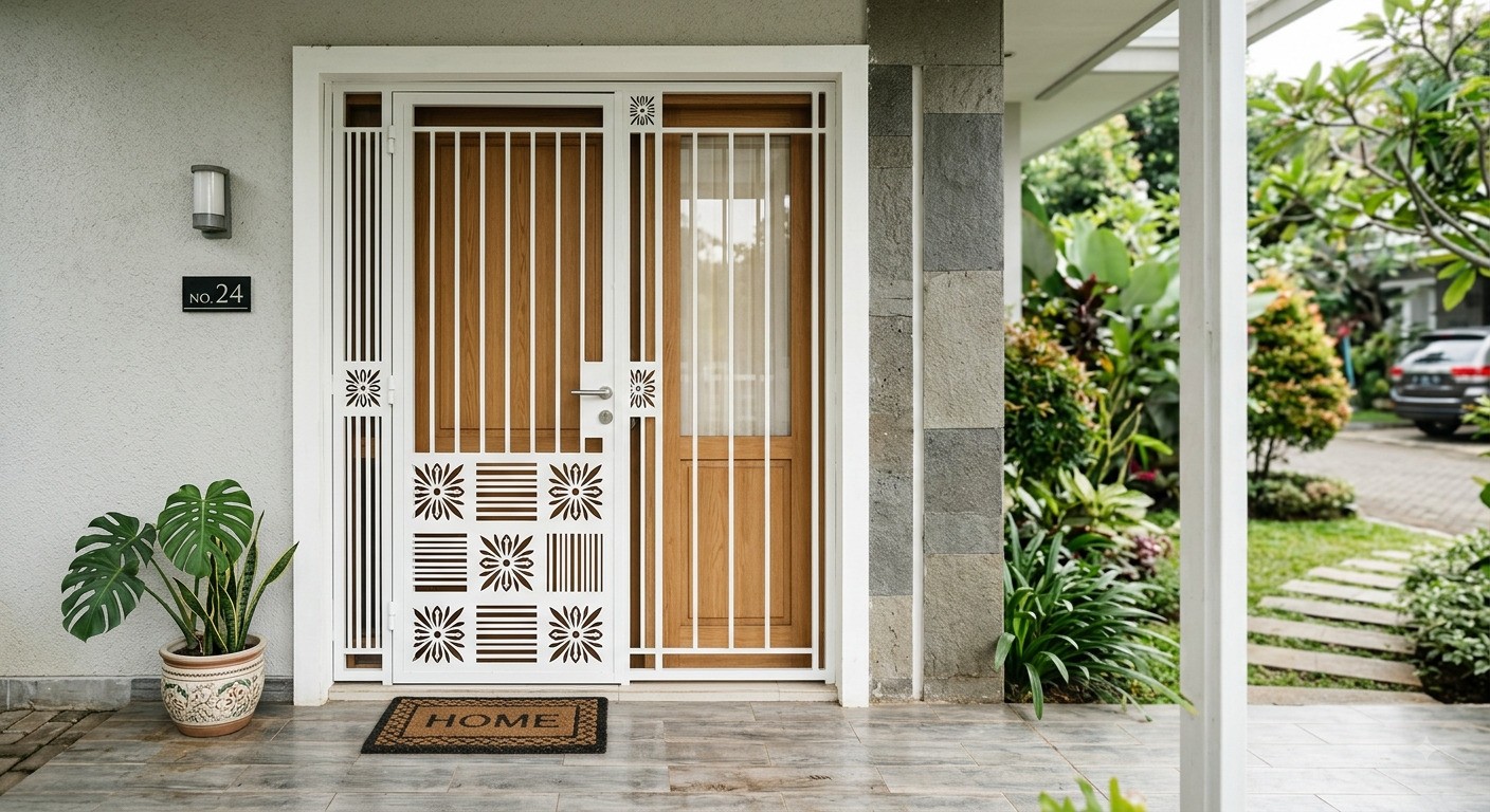Pintu Teralis Besi Minimalis, Perpaduan Keamanan dan Keindahan