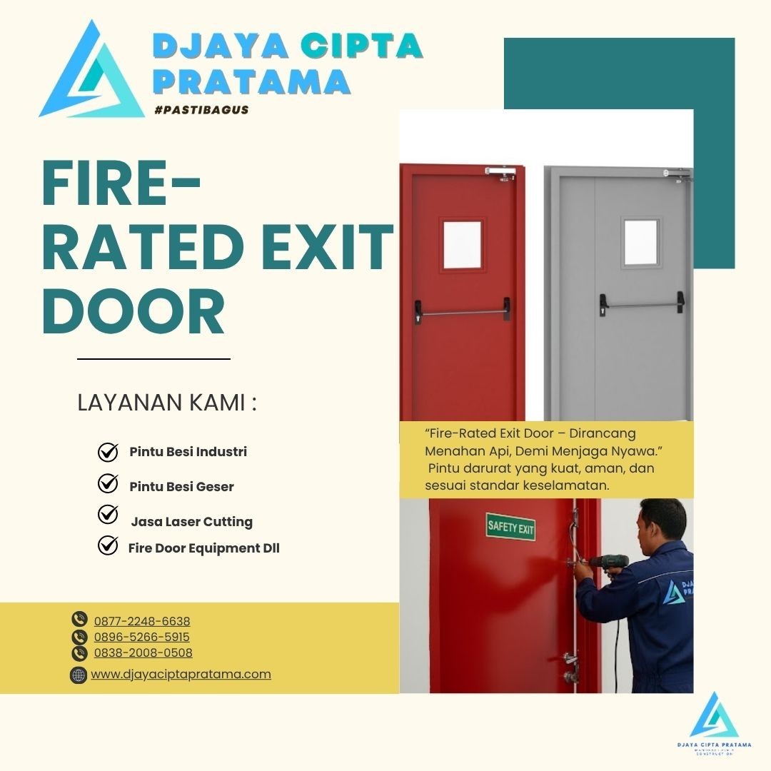 Fitur-Fitur Penting dalam Pintu Tahan Api: Apa yang Harus Dicari?