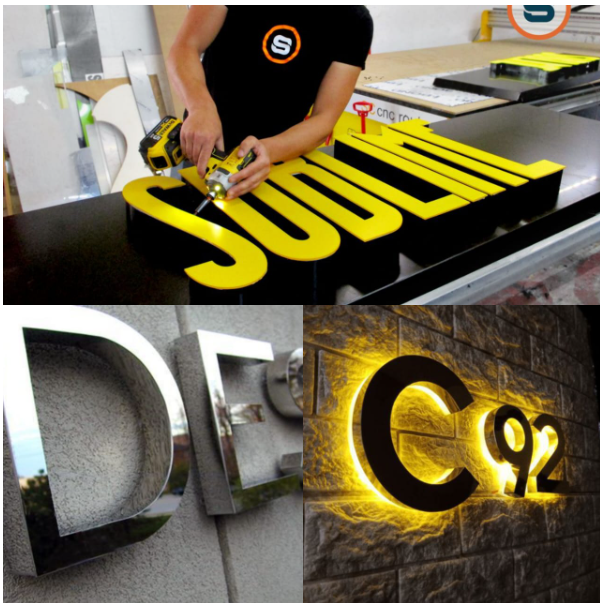 Jasa Cutting Huruf Timbul dan Signage Terbaik: Material, Desain, dan Prosesnya