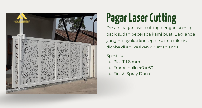 Pagar Laser Cutting