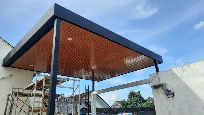 Inspirasi 15 Desain Kanopi Rumah Minimalis