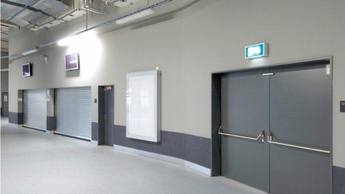 Pintu Besi Jadi Pelindung dari Kondisi Darurat di Mall